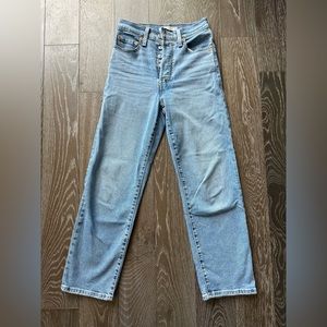Levi’s Ribcage Straight Ankle Jeans Size 24